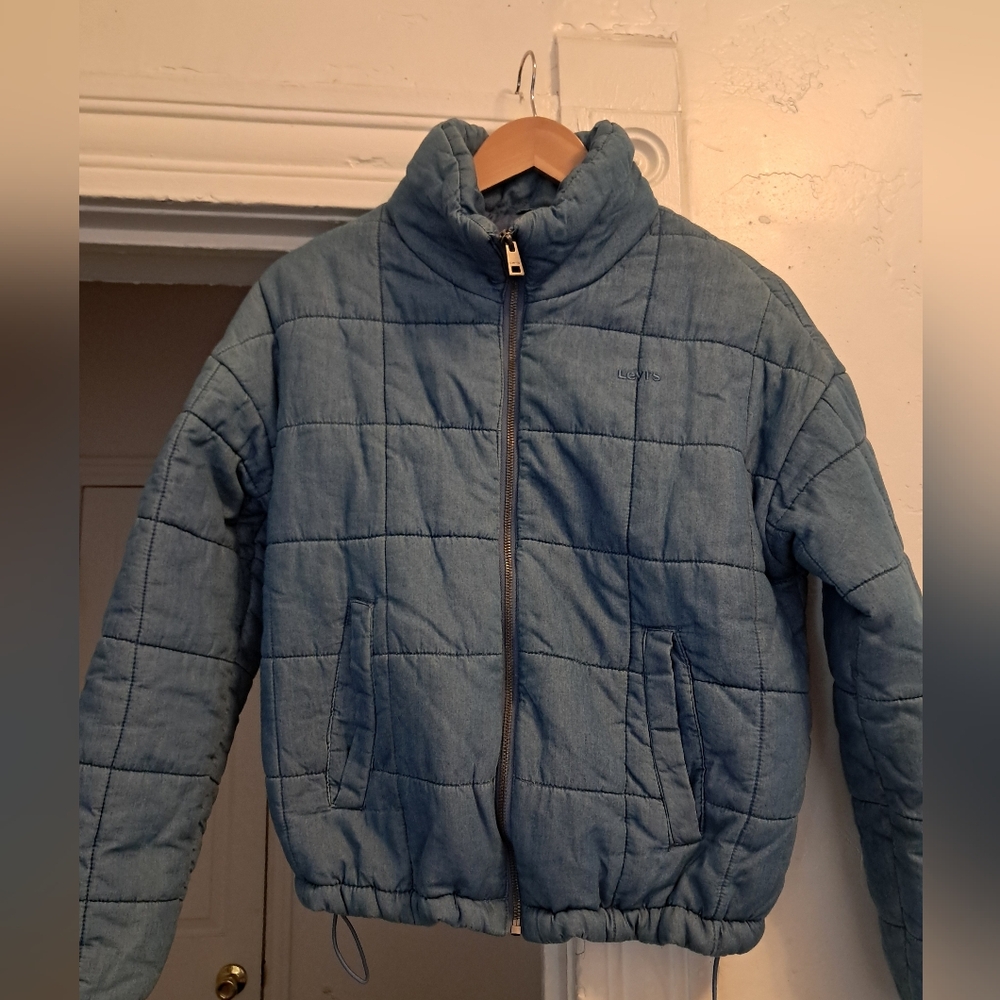 Levis Blue Puffer Jacket